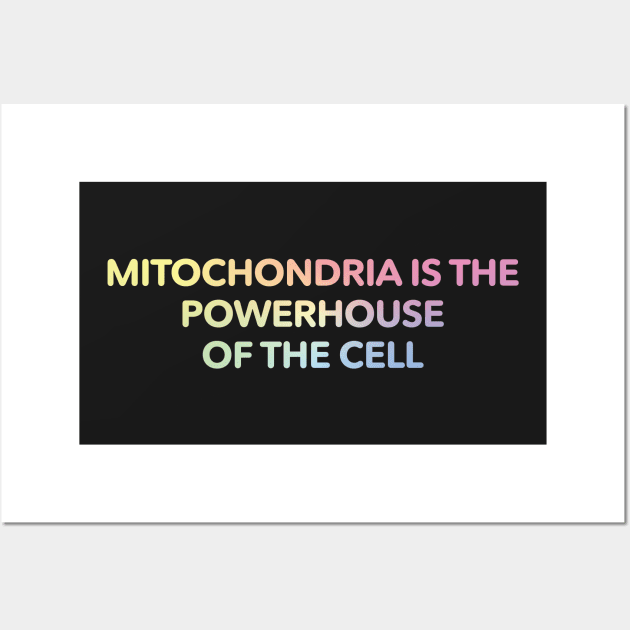 Mitochondria Wall Art by ScienceCorner